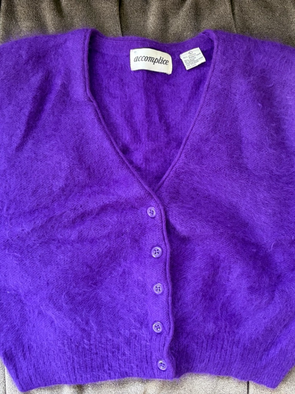 Vintage Cropped Cardigan Sweater